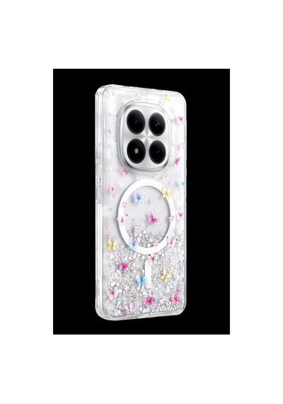 Onegif Xiaomi Redmi Note 15 Pro Plus 5g Misk Simli Magsafe Kapak - Desen 4 Çok Renkli