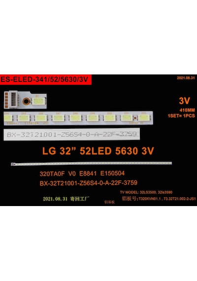 Lcd Led-965 1 Li Çubuk-LG Uyumlu 32ls3500,32pfl3507h/12,t320xvn01.1-winkel