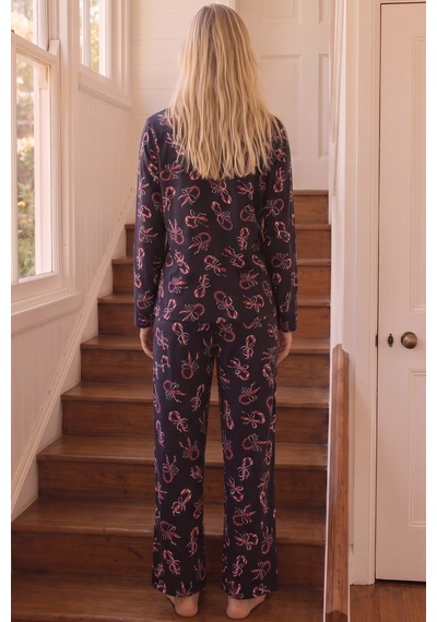 Siyah İnci Desenli Termal Kumaşlı Ultra Soft Yumuşak Düğmeli Örme Pijama Takımı 26226122 Siyah Siyah İnci Desenli Termal Kumaşlı Ultra Soft Yumuşak Düğmeli Örme Pijama Takımı 26226122 Siyah