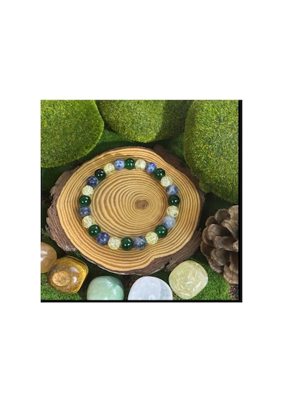Yıwusu Lapis Lazuli El Yapımı Boncuklu Bilezik, Pozitif Aşk Getirir, Sevgi Şansı Artırır Haki-mor-krem Lapis Lazuli Yıwusu Lapis Lazuli El Yapımı Boncuklu Bilezik, Pozitif Aşk Getirir, Sevgi Şansı Artırır Haki-mor-krem Lapis Lazuli