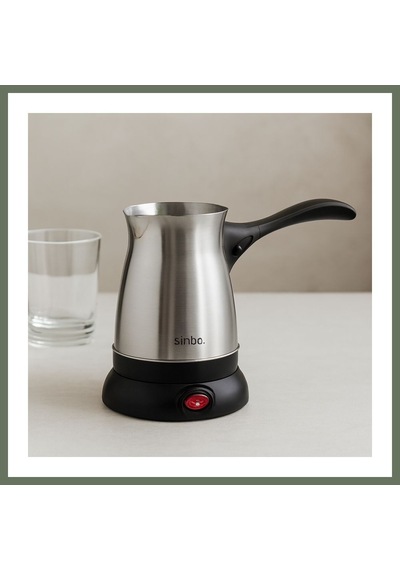 Bezos Elektrikli Cezve Türk Kahvesi 500 Ml 6 Fincan Çelik Bezos1