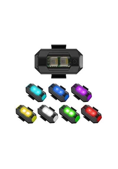Tex Glr-129 Mikro Led Usb Şarjlı Çakar Bisiklet Stop