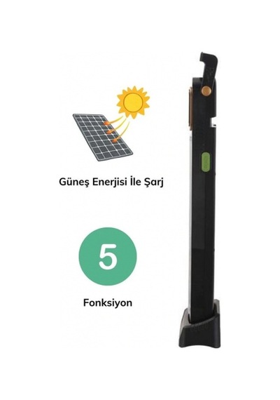 5 Fonksiyonlu Güneş Enerjisi İle Şarj Olabilen 48 Ledli Işıldak,aydınlatma Pr-3838 5324