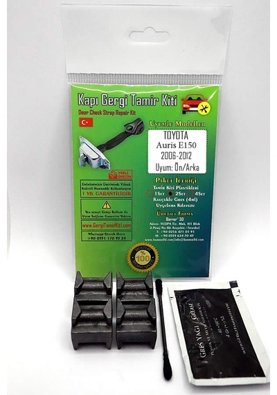 Barrer Toyota Auris E150 Kapı Gergi (Limitör) Tamir Kiti 2006 - 2012