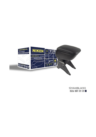 Niken Kol Dayama Sürgülü Siyah - Ekolmaks