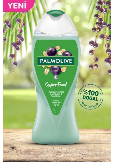 Palmolive Superfood Acai Üzümü & Yulaf Duş Jeli 2 x 500 ML