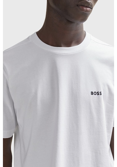 Boss Erkek T Shirt 50506373 100 Beyaz Beyaz