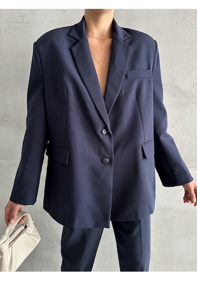 Lacivert Washington Blazer Ceket Lacivert