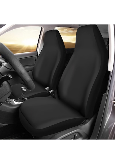 Renault Clio   Araca Özel Oto Koltuk Kılıfı PRO - Baskısız - Siya
