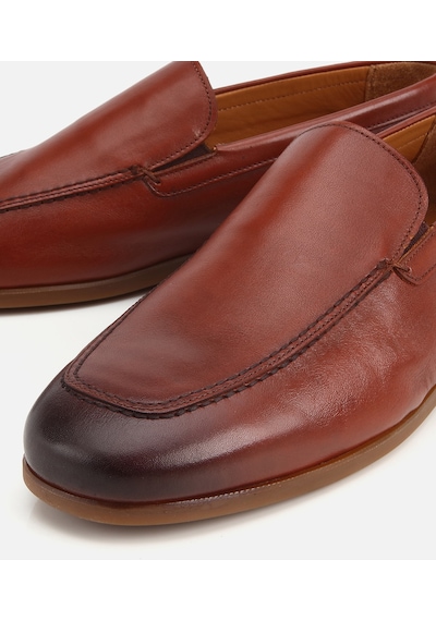 Hotiç Erkek Deri Taba Yumuşak Dokulu Klasik Loafer