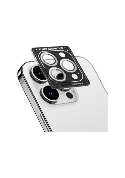 Apple Uyumlu iPhone 14 Pro/14 Pro Max Gümüş Metal Kamera Lens Koruyucu