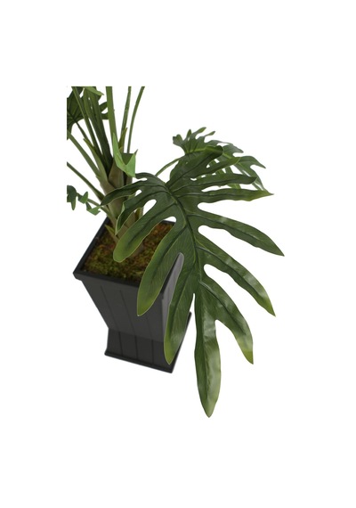Yapay Çiçek Deposu Bölünmüş Yapraklı Yapay Isviçre Deve Tabanı Ağacı Monstera Deliciosa