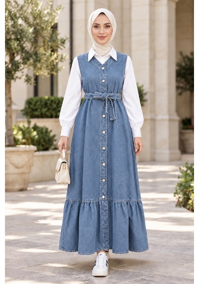 Hb Harma Time Butik Kadın Düğmeli Kuşaklı Eteği Fırfırlı Açık Mavi Kot Jile Açık Mavi Açık Mavi Hb Harma Time Butik Kadın Düğmeli Kuşaklı Eteği Fırfırlı Açık Mavi Kot Jile Açık Mavi Açık Mavi