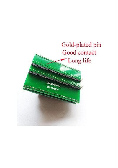 QFP48 TQFP48 DIP48 0.5 MM Pitch Programlama Adaptörü