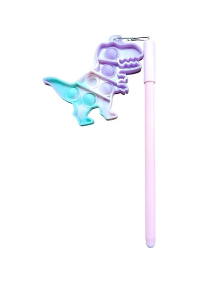 Unicus Pop-it Jel Tükenmez Kalem Gp-133-pembe Çok Renkli