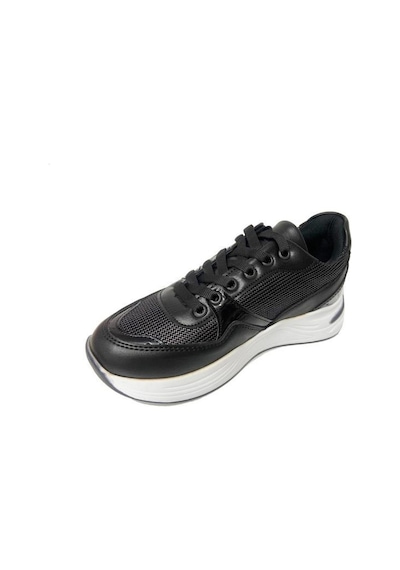 Zabina 1011-24 Trend Fashıon Sneaker Kadın Ayakkabı Siyah