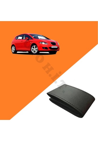 Seat Leon Mk2 Uyumlu Deri Direksiyon Kılıfı Kaliteli Dikmeli Siyah