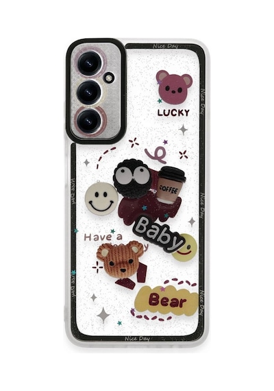 Samsung Galaxy A05s Kılıf Sweet Desenli Silikon Kapak - Sarı
