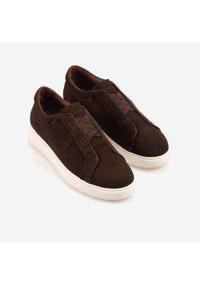 Mocassini Gold Erkek Eva Taban Süet Bağcıksız Casual Spor & Sneaker Ayakkabı 1453-47 Kahve