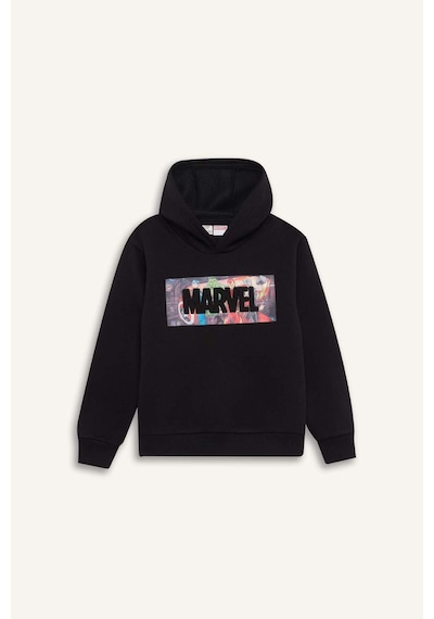DeFacto Erkek Çocuk Marvel Avengers Kapüşonlu Kalın Sweatshirt D6736A824WNBK81
