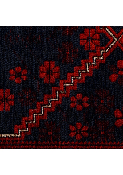 Mudo Home Jına Halı Kırmızı Lacivert 200x300
