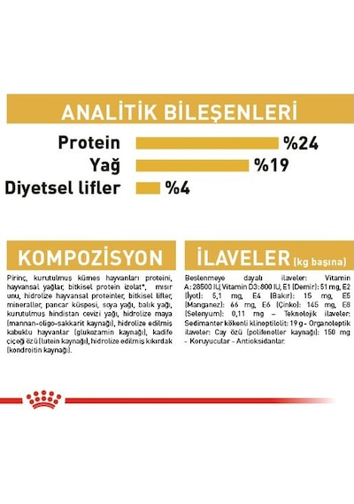 Royal Canin German Shepherd Tavuklu Alman Kurdu Yetişkin Köpek Maması 11 KG