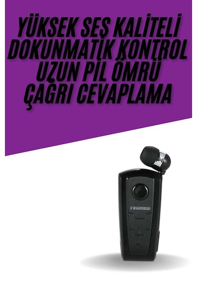Yaka - 298 - Kulaklığı Andorid Tüm Cep Telefonlarına Uyumlu Mikrofonlu - Muratech - Titreşimli Makaralı