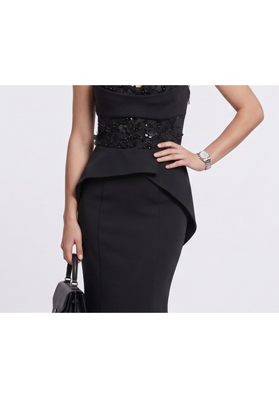 Mor Sposa Kadın Abiye Mr0434 Siyah