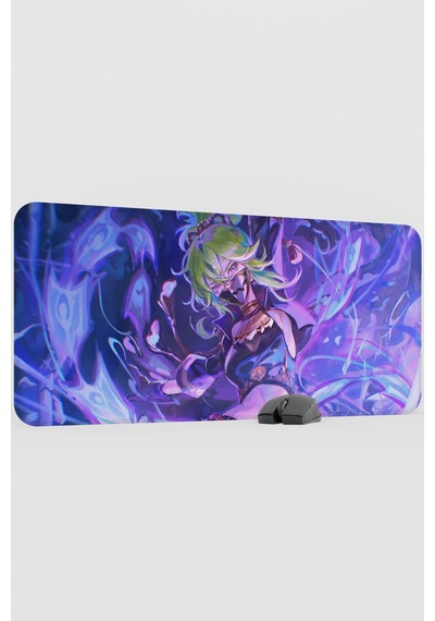 Kuki Shinobu Genshin Impact Anime Oyuncu V1 - 90x40 Xxl Gaming Mouse Pad Fare Altlığı