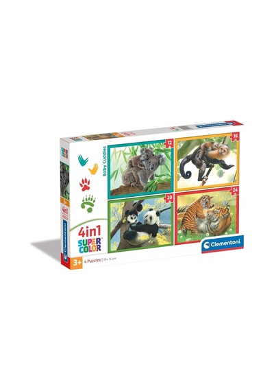 Clementoni Baby Cuddles Puzzle 4 İn1