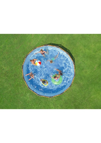 Bestway Steel Pro Max Splashview 561jm Çember Yerüstü Havuz Seti 4,27 M X 1,07 M