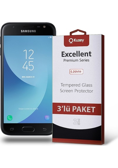 Samsung Uyumlu Galaxy J3 2017 Ekran Koruyucu Cam 3 Adet (532176870) 20 Tl Fark Ile Apple  iPhone Hızlı Şarj Kablosu