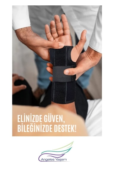 Angeles Yaşam El Bilek Ateli Standart Siyah
