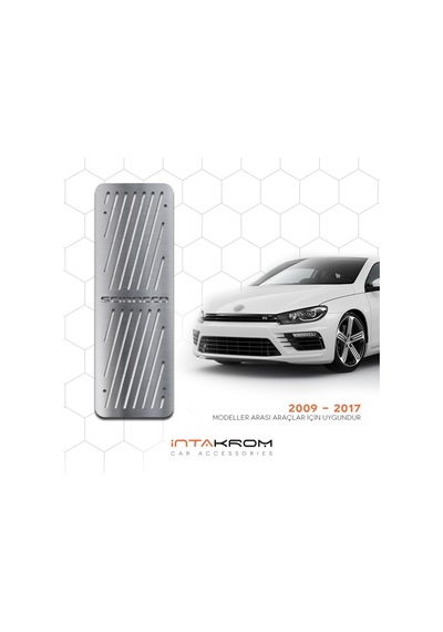 intakrom Volkswagen Scirocco Krom Ayak Dinlendirme Pedalı - 2009 - 2017