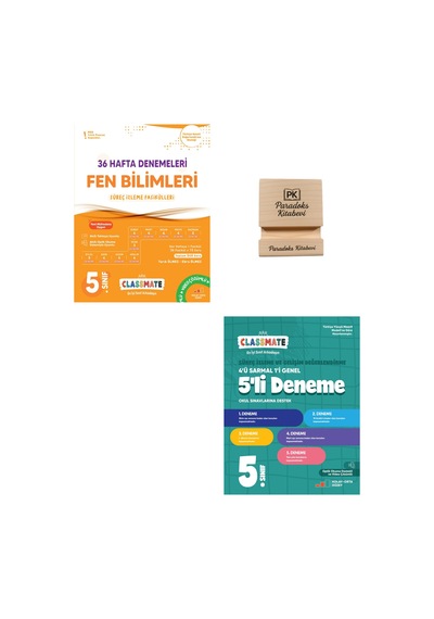 Okyanus 5. Sınıf Classmate Fen Bilimleri 36 Hafta Ve Süreç İzleme Gelişim Değerlendirme 5 Li Deneme