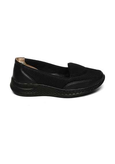 Bestello Bağcıksız Poli Taban Comfort 018-f218-24k Kadın Ayakkabı Siyah