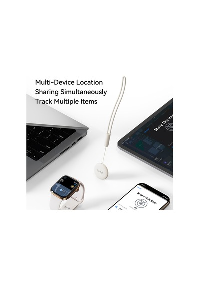 Airtag Akıllı Apple Uyumlu Mfı Sertifikalı - Beyaz
