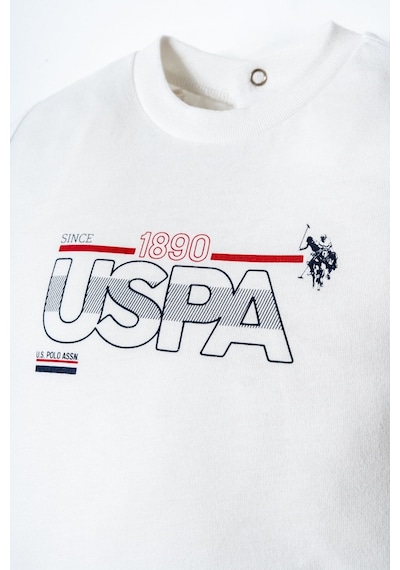 U.s. Polo Assn. Erkek Bebek Beyaz Şort Takım Usb2908-c-v1 Beyaz