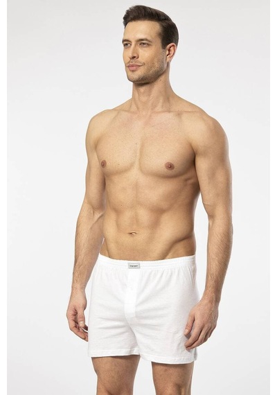 Türen Erkek Penye Boxer Beyaz Xxxl
