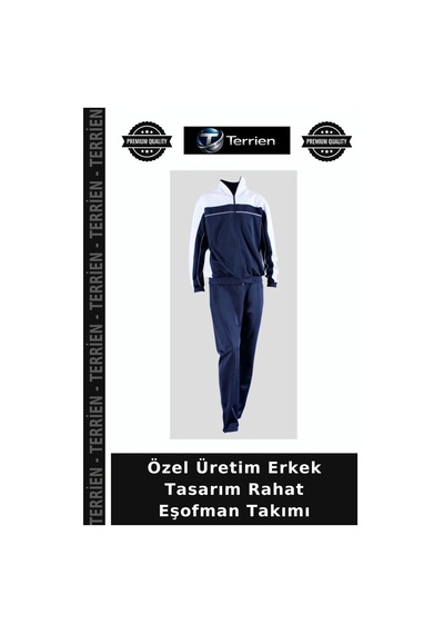 Terrien Özel Üretim Erkek Tasarım Rahat Eşofman Takımı Çok Renkli
