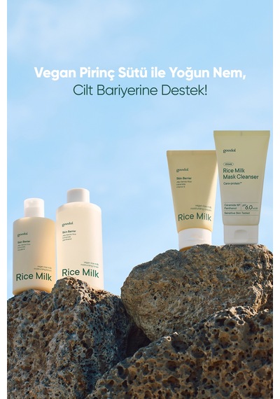 Pirinç Sütü İçerikli, Besleyici Ve Nemlendirici Yüz Temizleyici Goodal Vegan Rice Milk Mask Cleanser