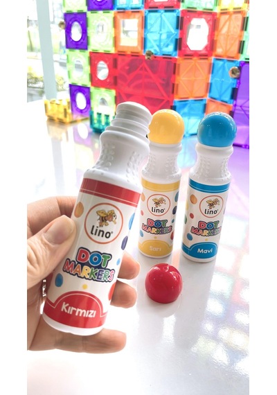Lino Dot Markers 6 Renk Yıkanabilir Ln-606