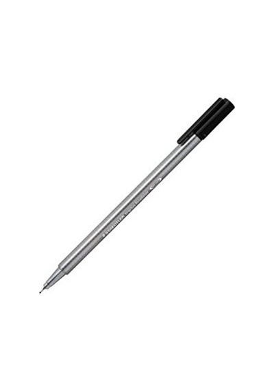 Staedtler Fınelıner Trıplus 0.3 Siyah 334-9 Keçe Uçlu Kalem Ergonomik Tasarım