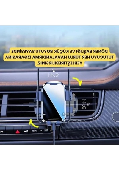 Klipsli Araç Havalandırma Telefon Tutucu 1