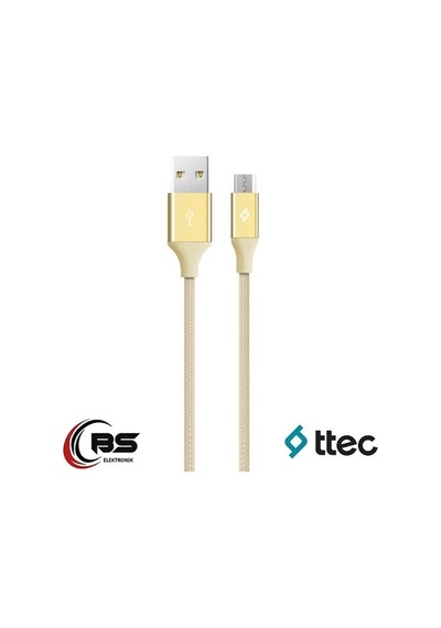 Ttec Micro Usb Şarj Kablosu Hızlı Şarz Destekli 1.2 Metre