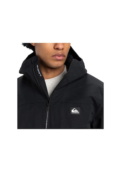 Quiksilver Quıksılver Overcast 3k Warm Jacket Erkek Anthracite - Solid Ceket Eqyjk04202-11793 Siyah