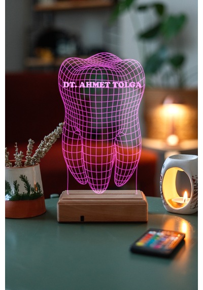 Diş Doktorlarına Özel 3D Led Lamba