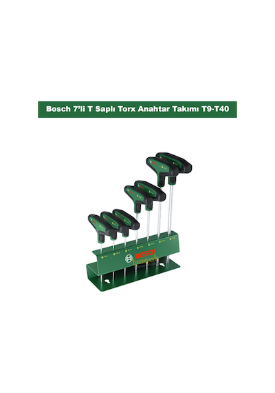 Bosch 7 Li T Saplı Torx Anahtar Takımı T9-t40 1600a039j2
