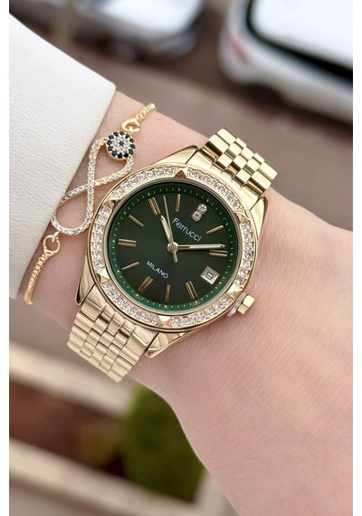 Ferrucci Fcgnct550 Kadın Kol Saati Altın