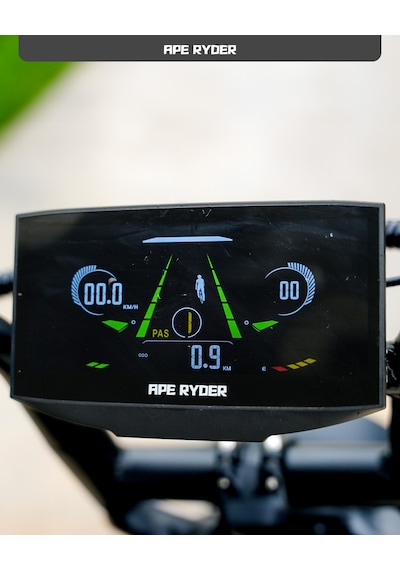 Ape Ryder Mandrıll 1000w Elektrikli Bisiklet Ayna Çanta Ve El Gazı Siyah